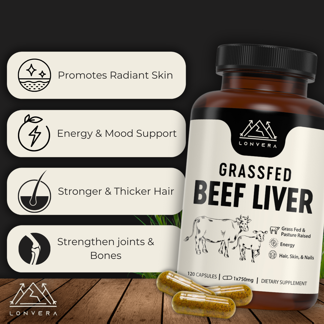 Grass-Fed Beef Liver Capsules – The Missing Nutrient That's Keeping You Tired, Weak & Mentally Foggy